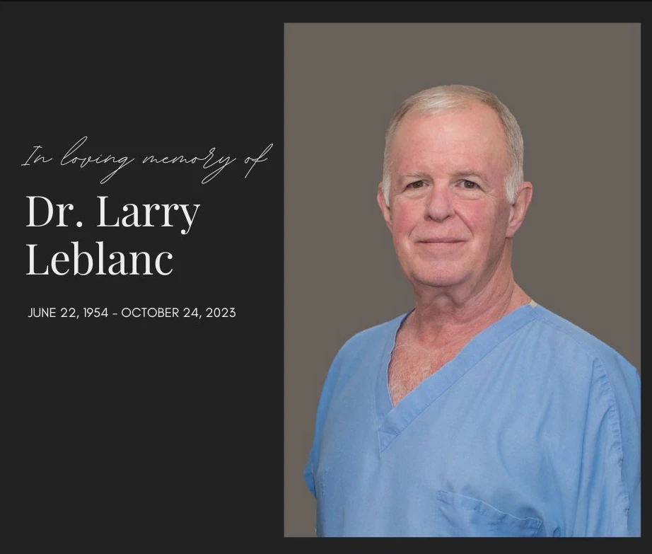 Dr. Larry Leblanc Death: The Loss of a Hero and a Healer